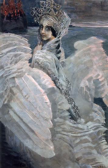 Mikhail Vrubel Swan princess. oil painting picture